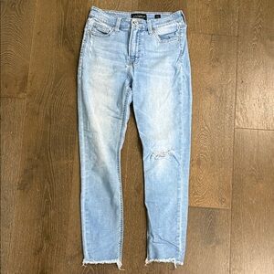 Lucky Brand Light Blue High Waisted Skinny Jeans